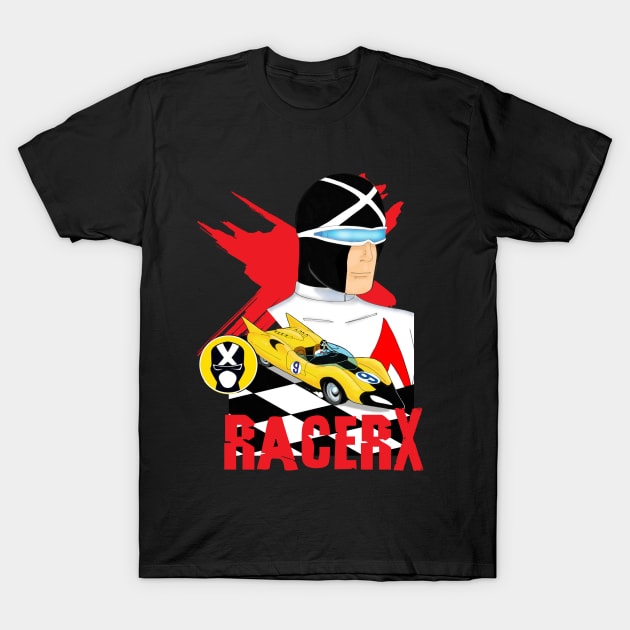 racer x speed racer retro T-Shirt by Claessens_art
